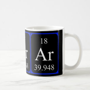 Element 18 mug - Argon black