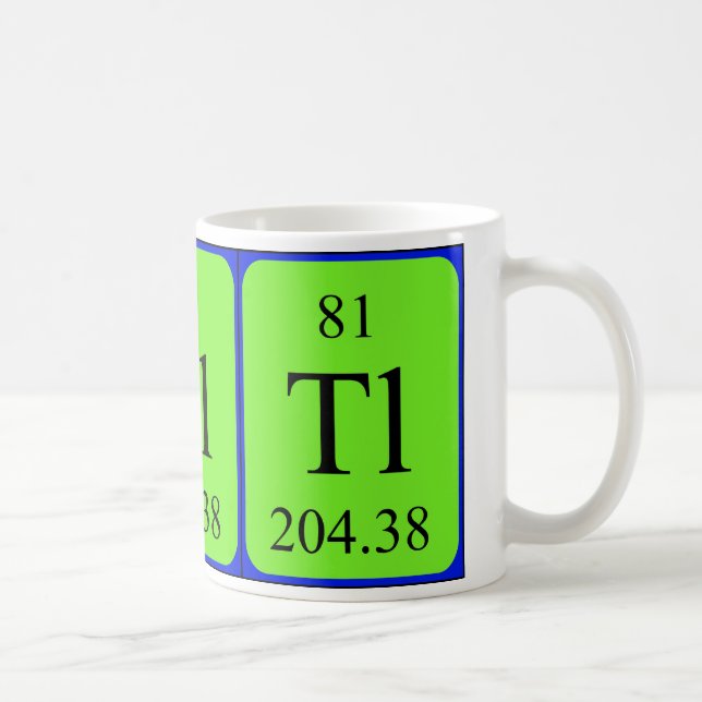 Element 81 mug - Thallium (Right)