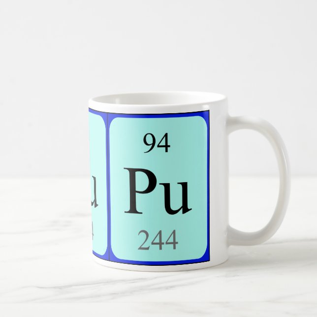 Element 94 mug - Plutonium (Right)