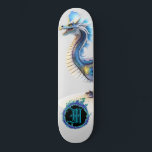 *~* Element AP88 Elemental Metallic Dragon  Skateboard<br><div class="desc">(Search code AP88 to find similar items ) Easily Transfer to other Zazzle Products. Elemental Element DRAGON with RING of FIRE / FLAMES / FLAME and INITIAL MONOGRAM for your name - Keep or edit or delete the text. This Fierce Popular trending skateboard Chinese style custom pro Element Dragon design...</div>