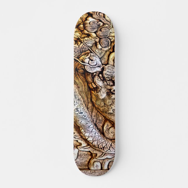Element Dragon Spirit Custom Pro Park Board Skateboard (Front)