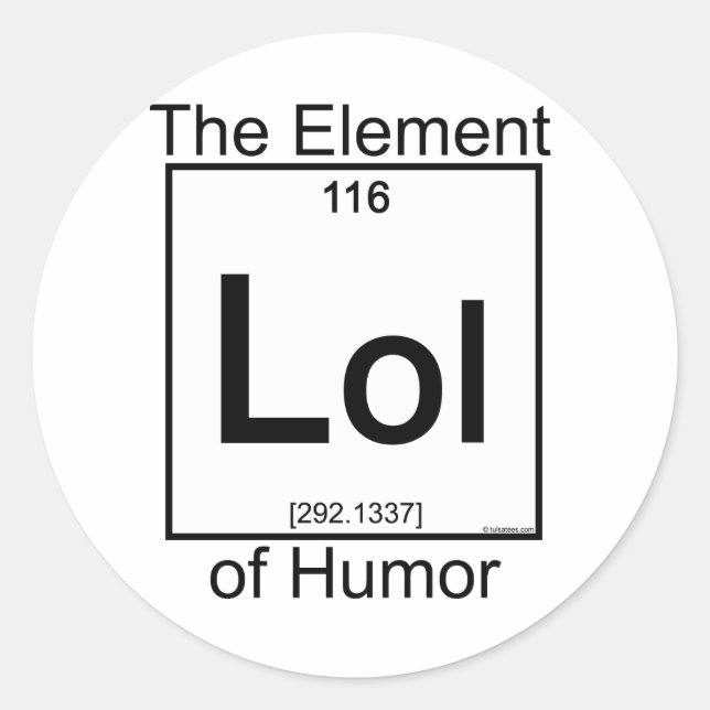 Element LOL Classic Round Sticker (Front)