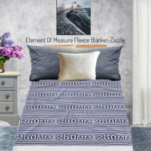 Element Of Measure Fleece Blanket