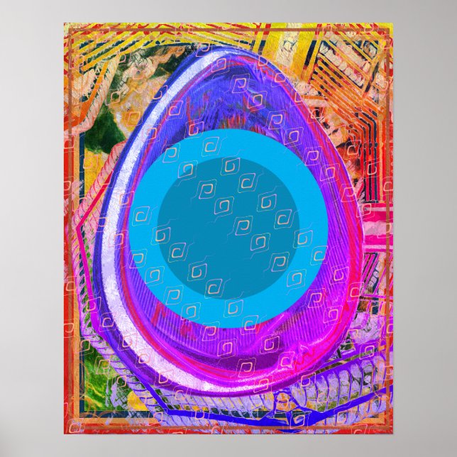 Elemental Air within Ether Meditation Aid Tattva Poster (Front)