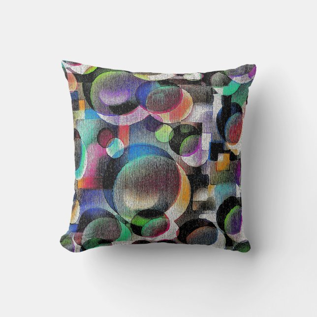Elemental Circles Throw PIllow (Front)