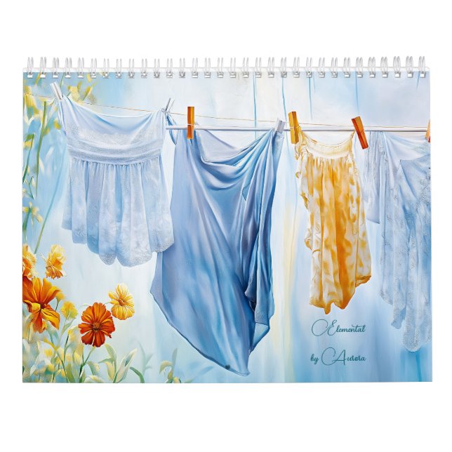 Elemental Clotheslines Calendar (Back)