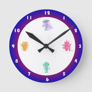 Elemental Fairies Wall Clock