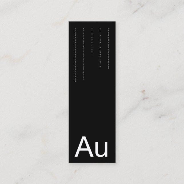 Elemental Mini Business Card (Front)