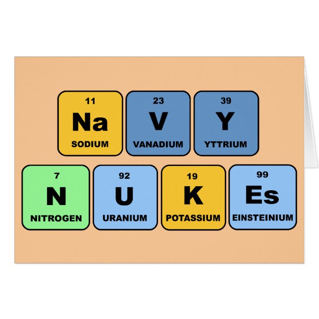 Elemental Navy Nukes (Front Horizontal)