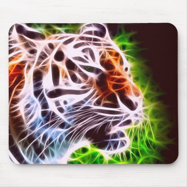 Elemental Tiger Mouse Pad (Front)