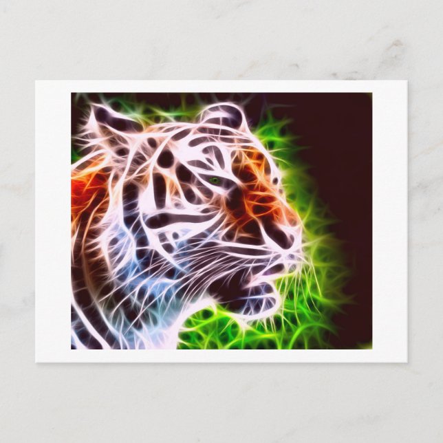 Elemental Tiger Postcard (Front)