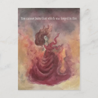 Elemental Witch - Fire Postcard