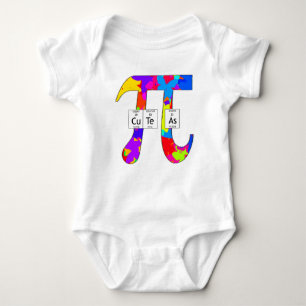 Elementally Cute as Pi (butterfly) Baby Bodysuit
