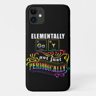 Elementally Gay Not Just Periodically Case-Mate iPhone Case