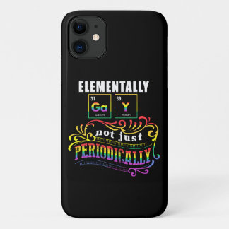 Elementally Gay Not Just Periodically Case-Mate iPhone Case
