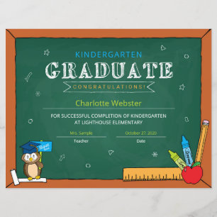 Elementary Graduate Award Template Certificate-2