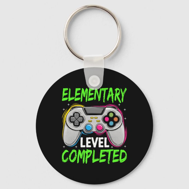 Elementary Level Complete Gamer Cl Of 2025 Graduat Key Ring (Front)