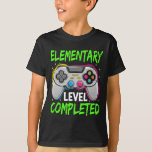 Elementary Level Complete Gamer Cl Of 2025 Graduat T-Shirt