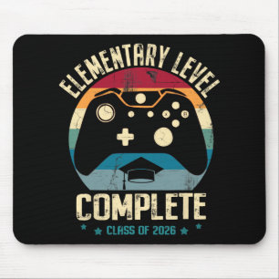 Elementary Level Complete Gamer Cl Of 2026 Graduat Mouse Pad