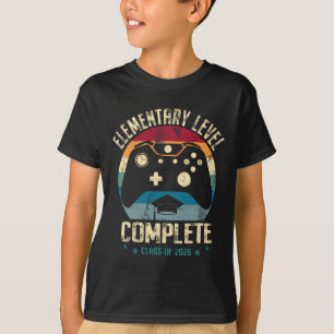 Elementary Level Complete Gamer Cl Of 2026 Graduat T-Shirt