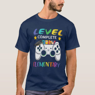 Elementary Level Complete Gamer Class Of 2022 Grad T-Shirt