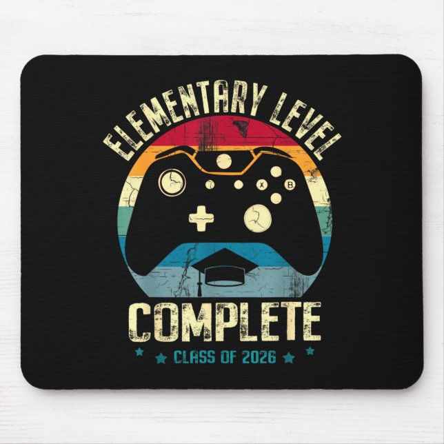 Elementary level complete gamer class of 2026 mouse pad (Front)