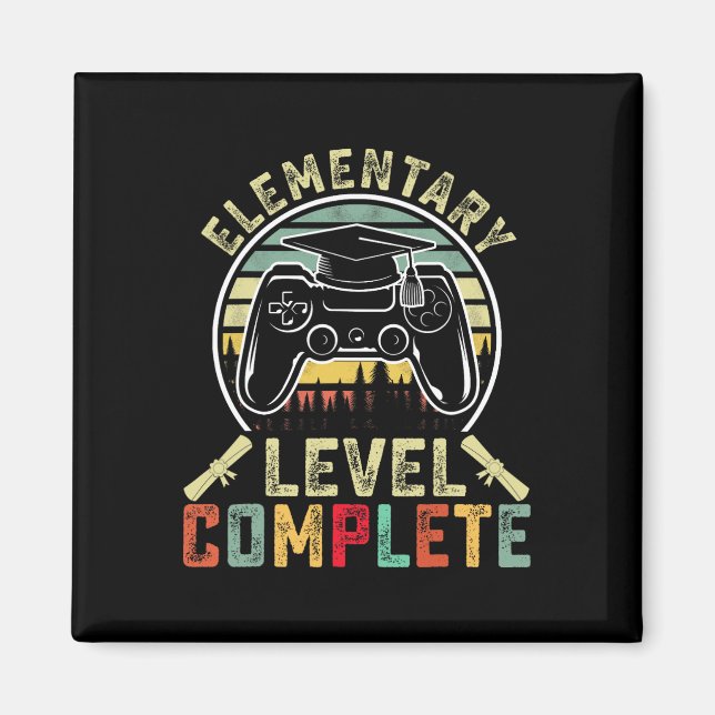 Elementary Level Complete Gamer Elementary Graduat Magnet (Front)