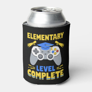 Elementary Level Complete Gaming Gamer Graduation Can Cooler