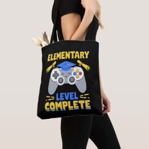 Elementary Level Complete Gaming Gamer Graduation Tote Bag