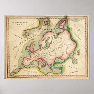 Elementary Map Poster