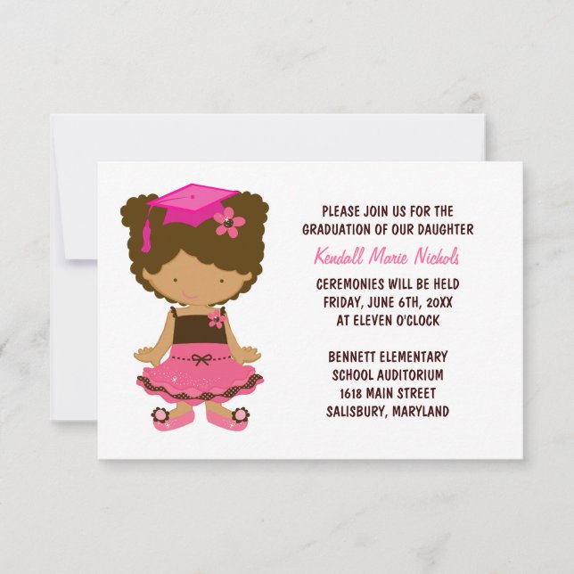 Elementary School Graduation Announcements (Front)