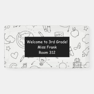Elementary School Personalized Teacher Classroom Banner