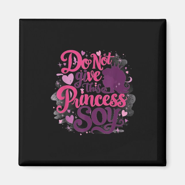 Elementary School Princess And The Soy Allergy Out Magnet (Front)