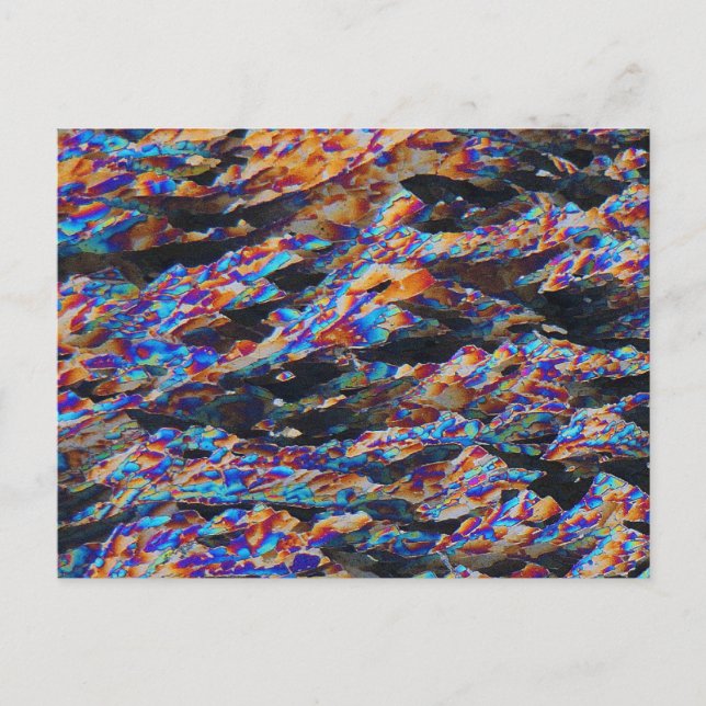 Elements/Aluminium under the microscope Postcard (Front)
