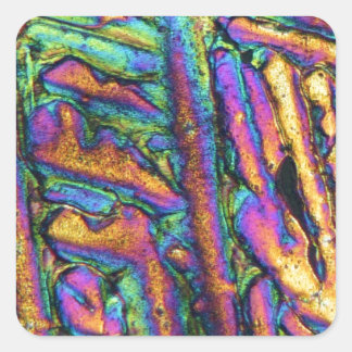 Elements/Bismuth chloride under the microscope Square Sticker