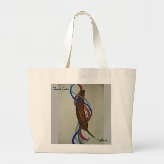 elements feather art tote (Front)