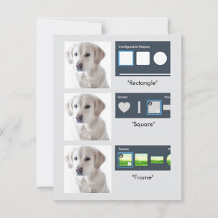 Elements - Frames, Shapes, SVG Masking Test Holiday Card
