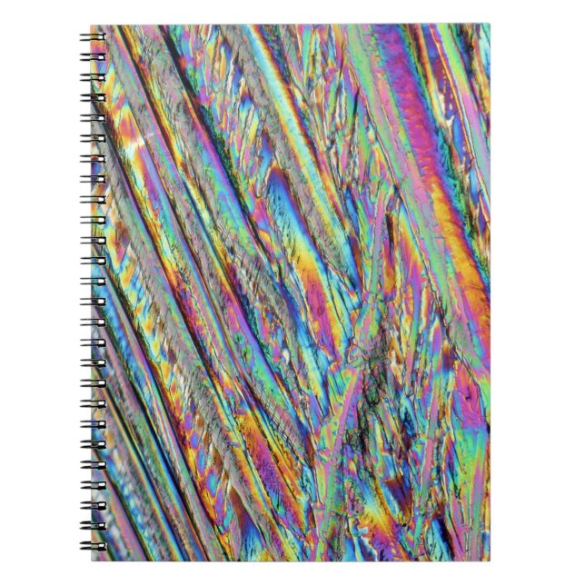 Elements/Magnesium under the microscope Spiral Notebook (Front)