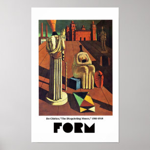Elements of Art - Form featuring De Chirico Poster