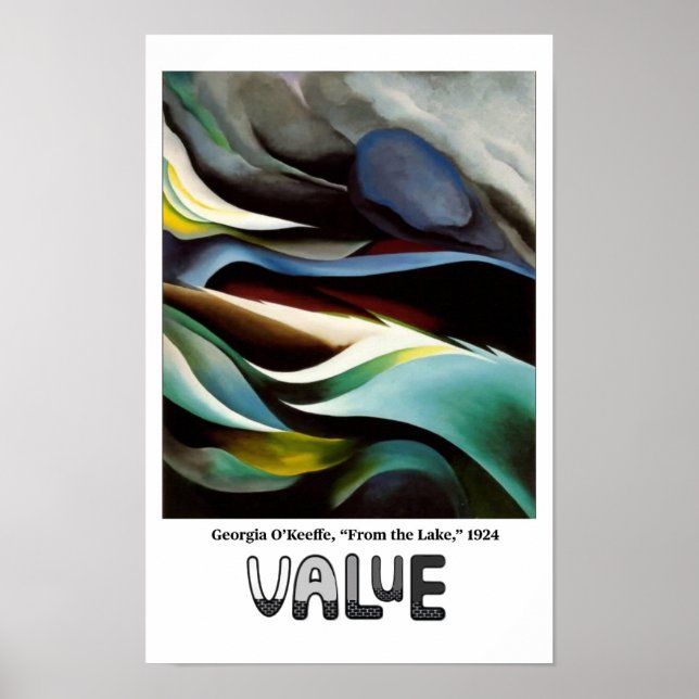 Elements of Art - Value featuring O’Keeffe Poster (Front)