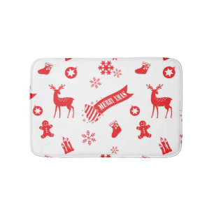 Elements of Christmas Bath Mat