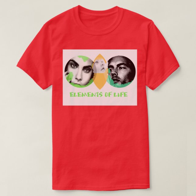 Elements of Life Venn Diagram by ACCI T-Shirt (Design Front)