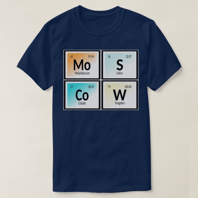 Elements of Moscow City T-Shirt (Design Front)
