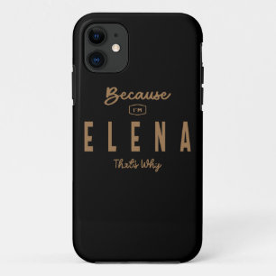 Elena Name Personalised Birthday Name Elena Case-Mate iPhone Case