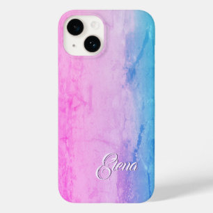 Elena Name Template, Feminine Colours Pink Marble Case-Mate iPhone 14 Case