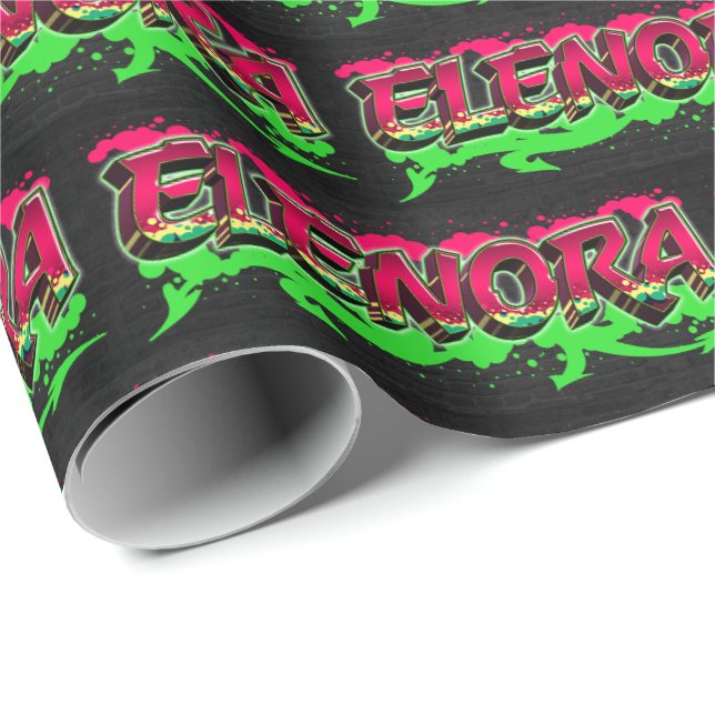 Elenora First name Wrapping Paper (Roll Corner)