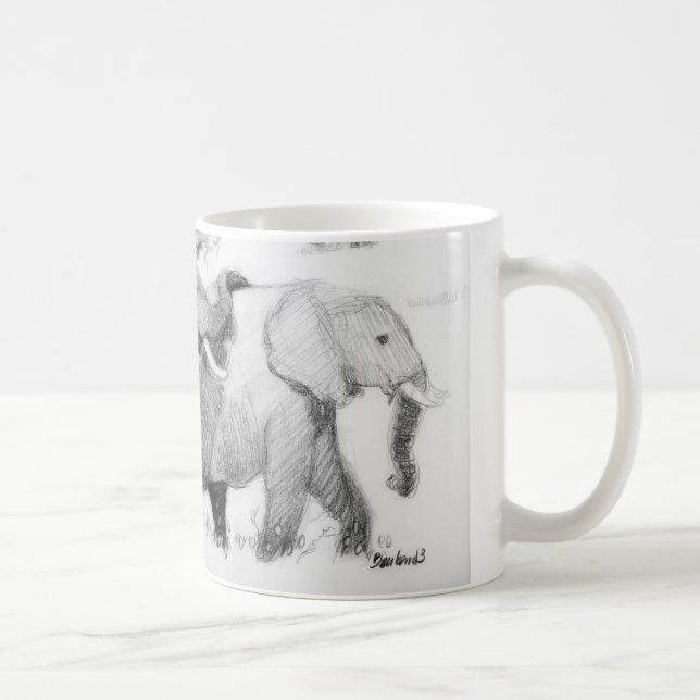 Elepephants Wraparound Coffee Mug (Right)
