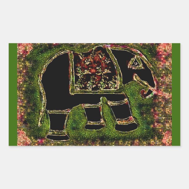 Elephant3 Sticker (Front)