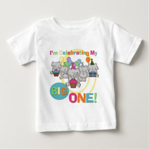 Elephant 1st Birthday T shirts and Gifts