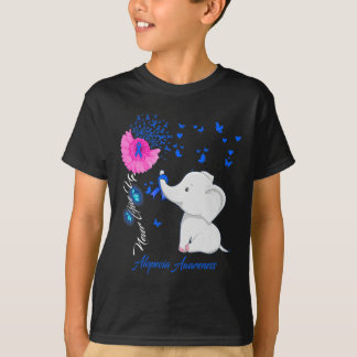Elephant Alopecia Awareness - Alopecia Ribbon Gift T-Shirt
